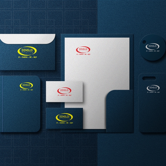 In bộ nhận diện thương hiệu