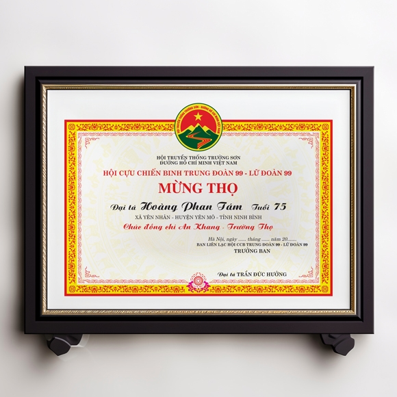 In Giấy Khen – Bằng Khen